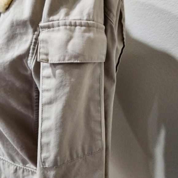 Vintage Ralph Lauren Polo Sport Sportswoman 90s Safari Utility Khaki Jacket sz 6 - Picture 5 of 11